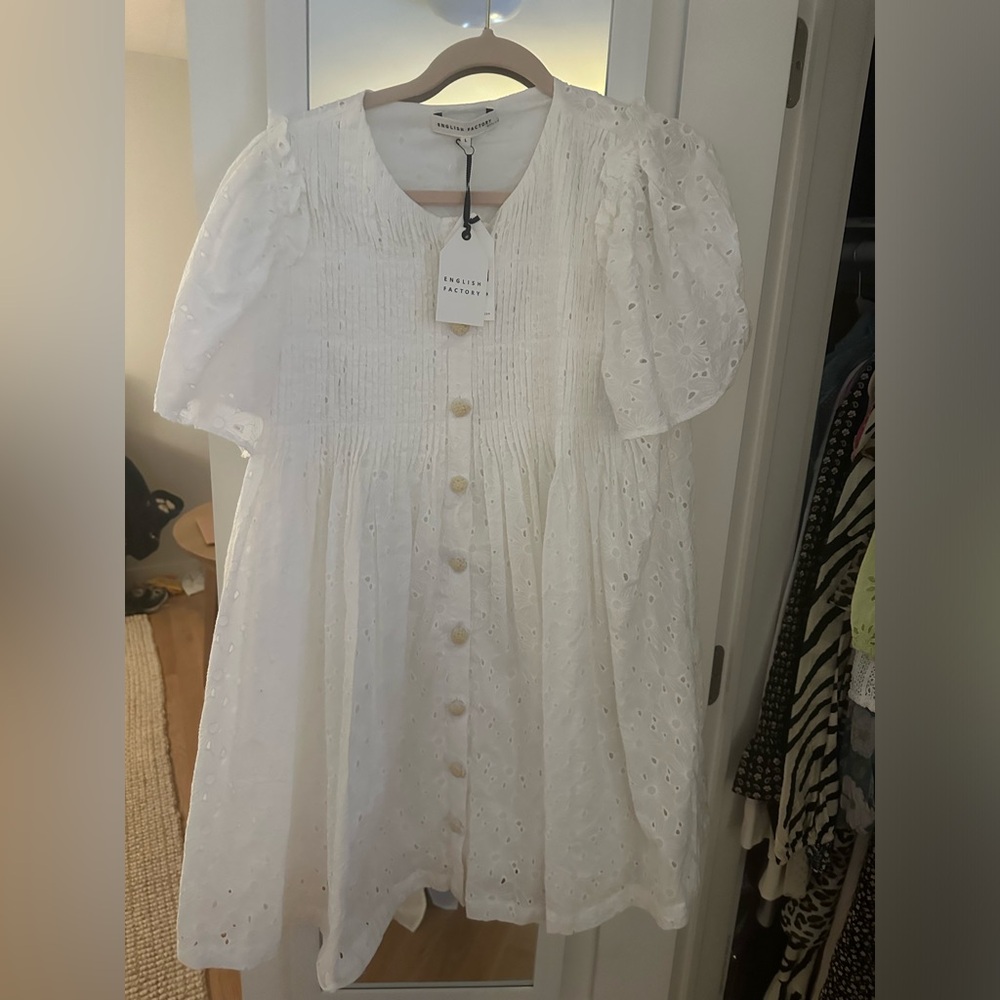 White English Factory dress - brand new with tags. Size large.